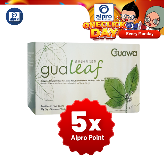 Guawa Gualeaf Guava Leaf Tea 3g ×30s | natural Antioxidants Support Overall Wellness GUAWA