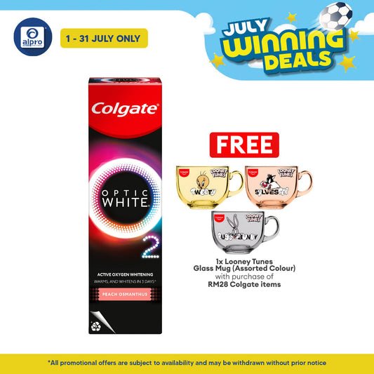 Colgate Optic White O2 Peach Osmanthus 85g Colgate