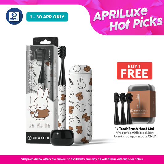 Mipow i4 Ci900s_B Slim Electric Toothbrush MIFFY Edition | Travel Case & Ceramic Holder Dock MIPOW