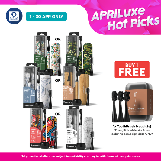 Mipow i4 Ci900s_B Slim Electric Toothbrush (PopArt/ ArmyCamo/ Voyager/ Woodgrain/ FloraBloom/ Carrara) MIPOW