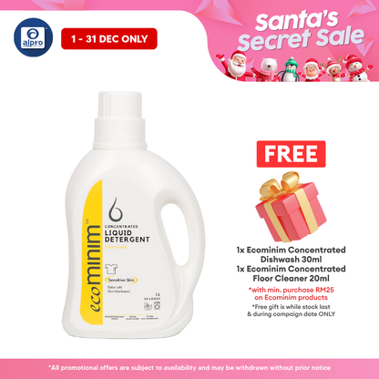 Ecominim Detergent Liquid - Ever Gentle 1L | Guard Colors & Skin ECOMINIM