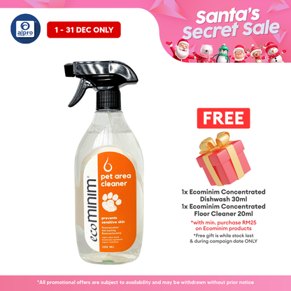 Ecominim Pet Area Cleaner 500mL | Plant Based Ingredients & Non-Toxic ECOMINIM