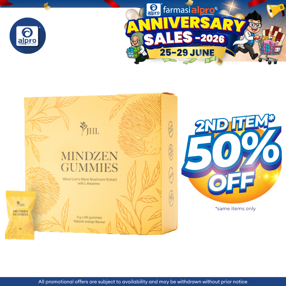 JHL Mindzen Gummies 3g ×60 Gummies | Enhances Memory & Focus JHL