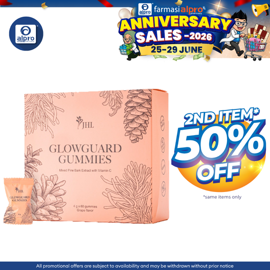 JHL Glowguard Gummies 4g ×60 Gummies | Promote Skin Youthful & Beauty JHL