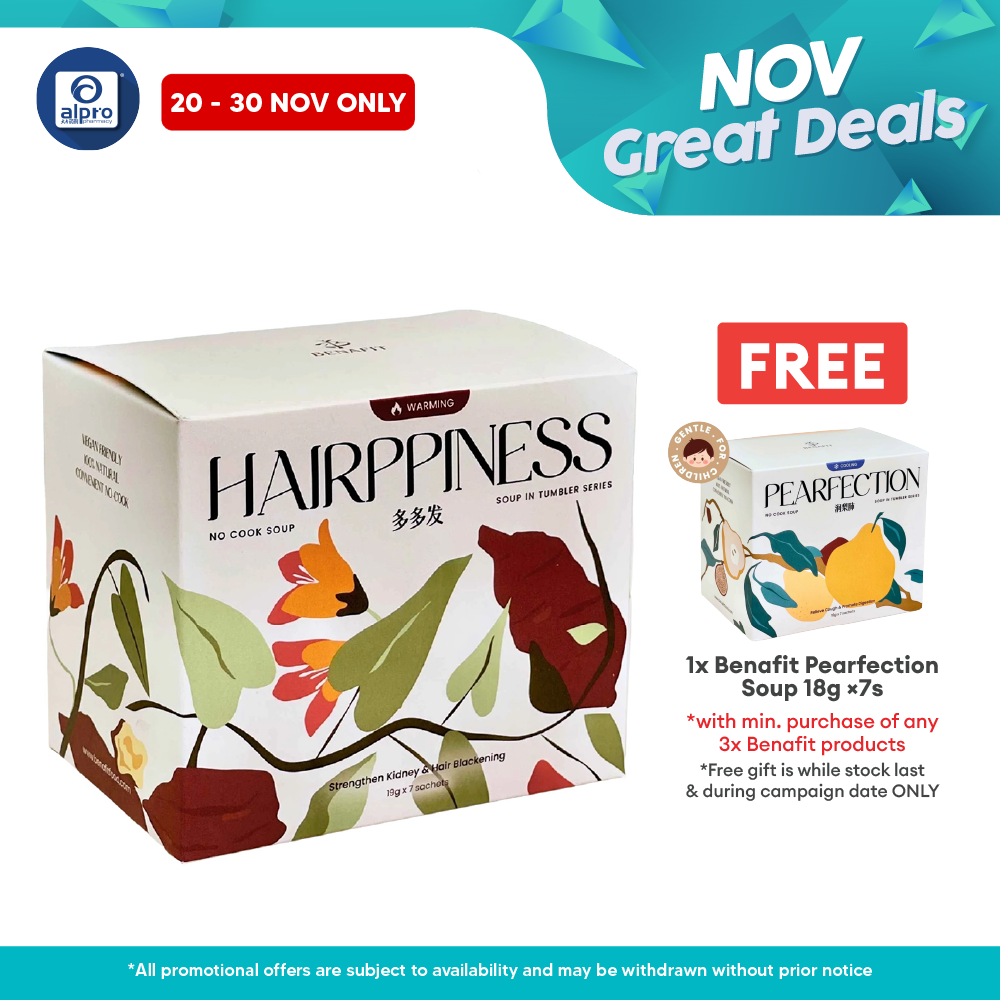 Benafit Hairppiness Soup 19g ×7s | Darkens Hair & Nourishing Kidney BENAFIT