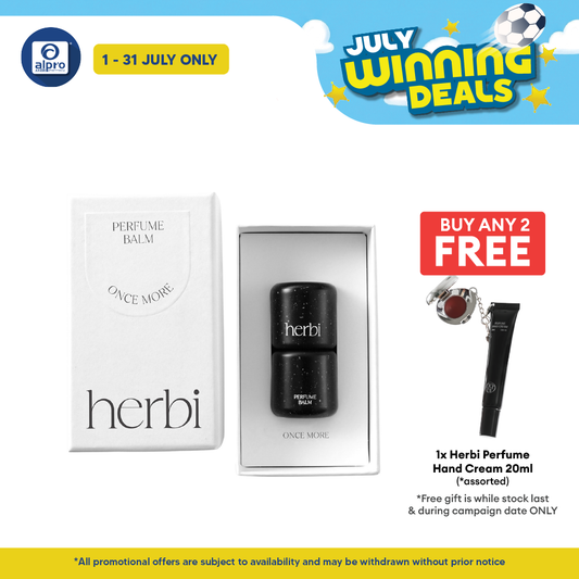 Herbi Perfume Balm (10 Different Scents) | Quiet Scents In Elegant Canister Herbi