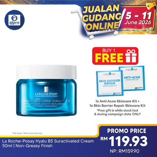 La Roche-Posay Hyalu B5 Suractivated Cream 50ml | Non-Greasy Finish La Roche Posay