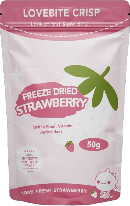 Lovebite Crisp Freeze-Dried Fruits (Assorted Flavours) | Rich in Vitamins, Fibre & Antioxidants LOVEBITE