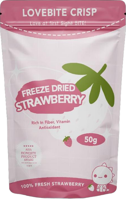 Lovebite Crisp Freeze-Dried Fruits (Assorted Flavours) | Rich in Vitamins, Fibre & Antioxidants LOVEBITE