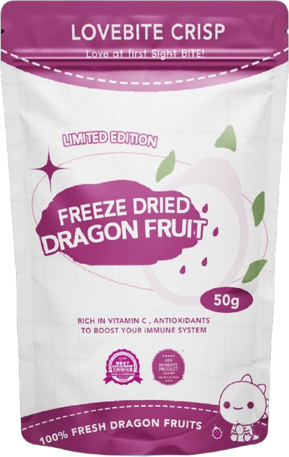 Lovebite Crisp Freeze-Dried Fruits (Assorted Flavours) | Rich in Vitamins, Fibre & Antioxidants LOVEBITE