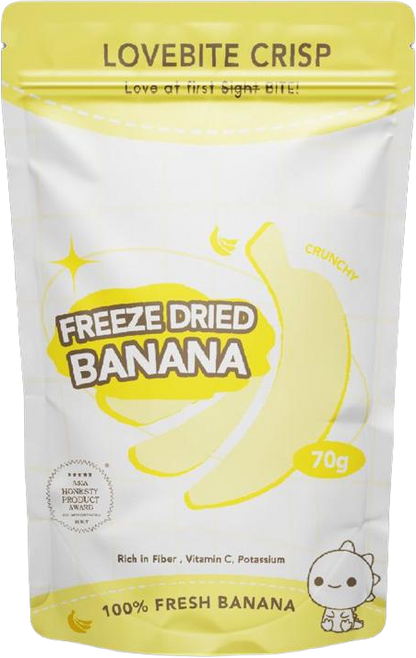 Lovebite Crisp Freeze-Dried Fruits (Assorted Flavours) | Rich in Vitamins, Fibre & Antioxidants LOVEBITE