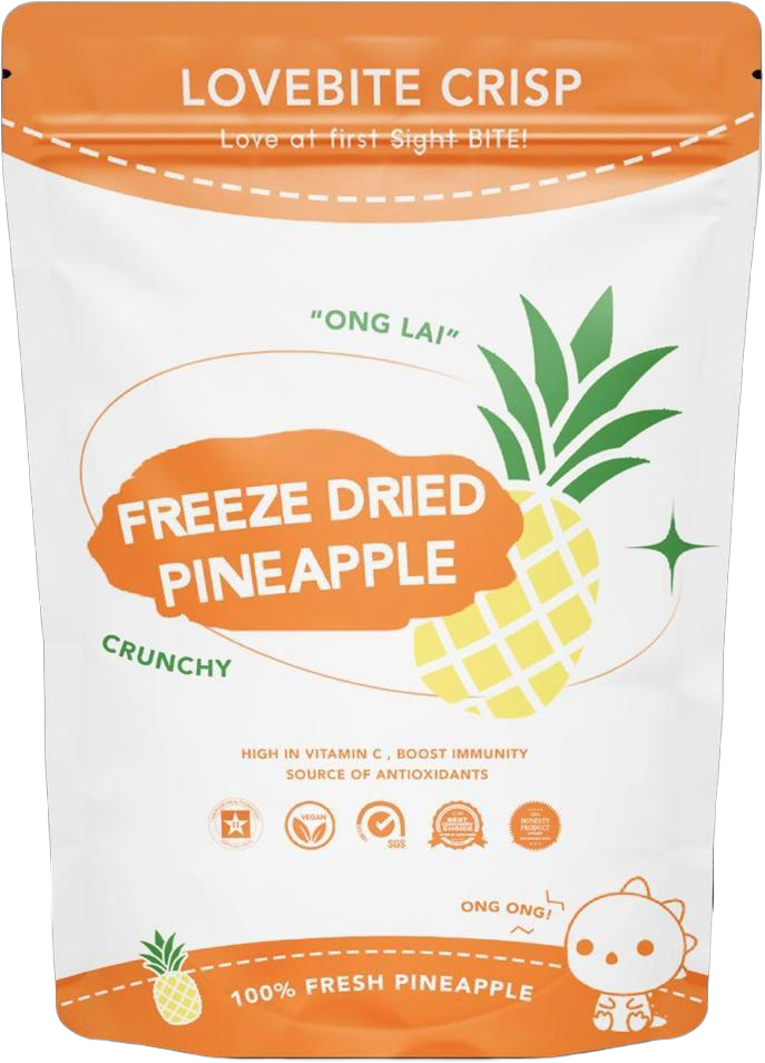 Lovebite Crisp Freeze-Dried Fruits (Assorted Flavours) | Rich in Vitamins, Fibre & Antioxidants LOVEBITE