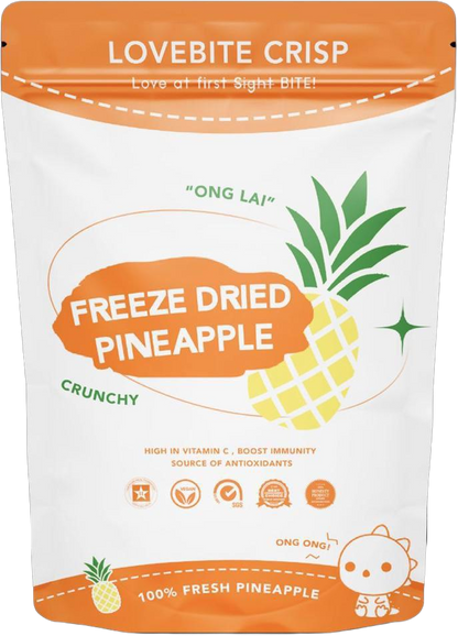 Lovebite Crisp Freeze-Dried Fruits (Assorted Flavours) | Rich in Vitamins, Fibre & Antioxidants LOVEBITE