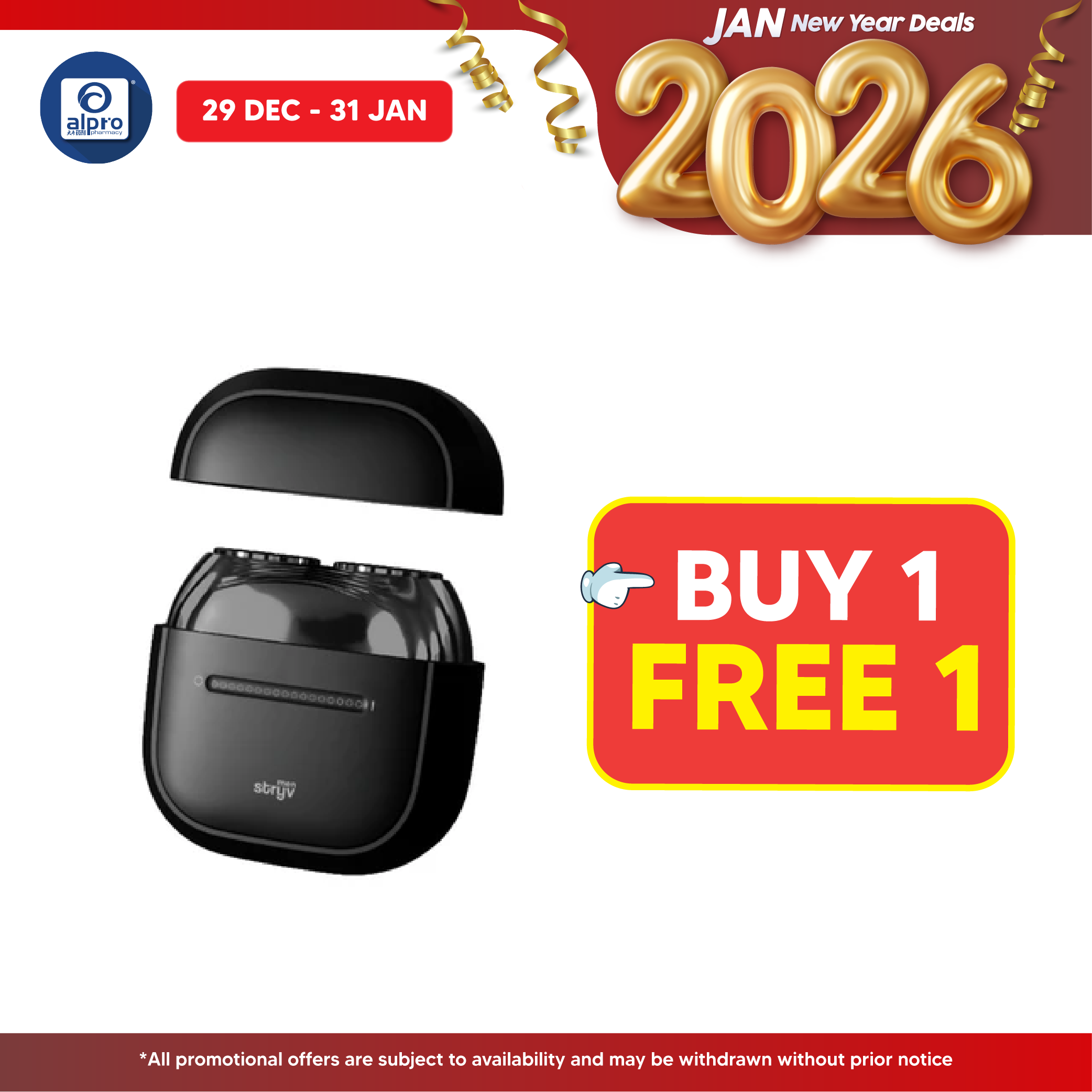 Stryv Minishave 2.0 | Travel-Friendly & Smooth Shaving Stryv