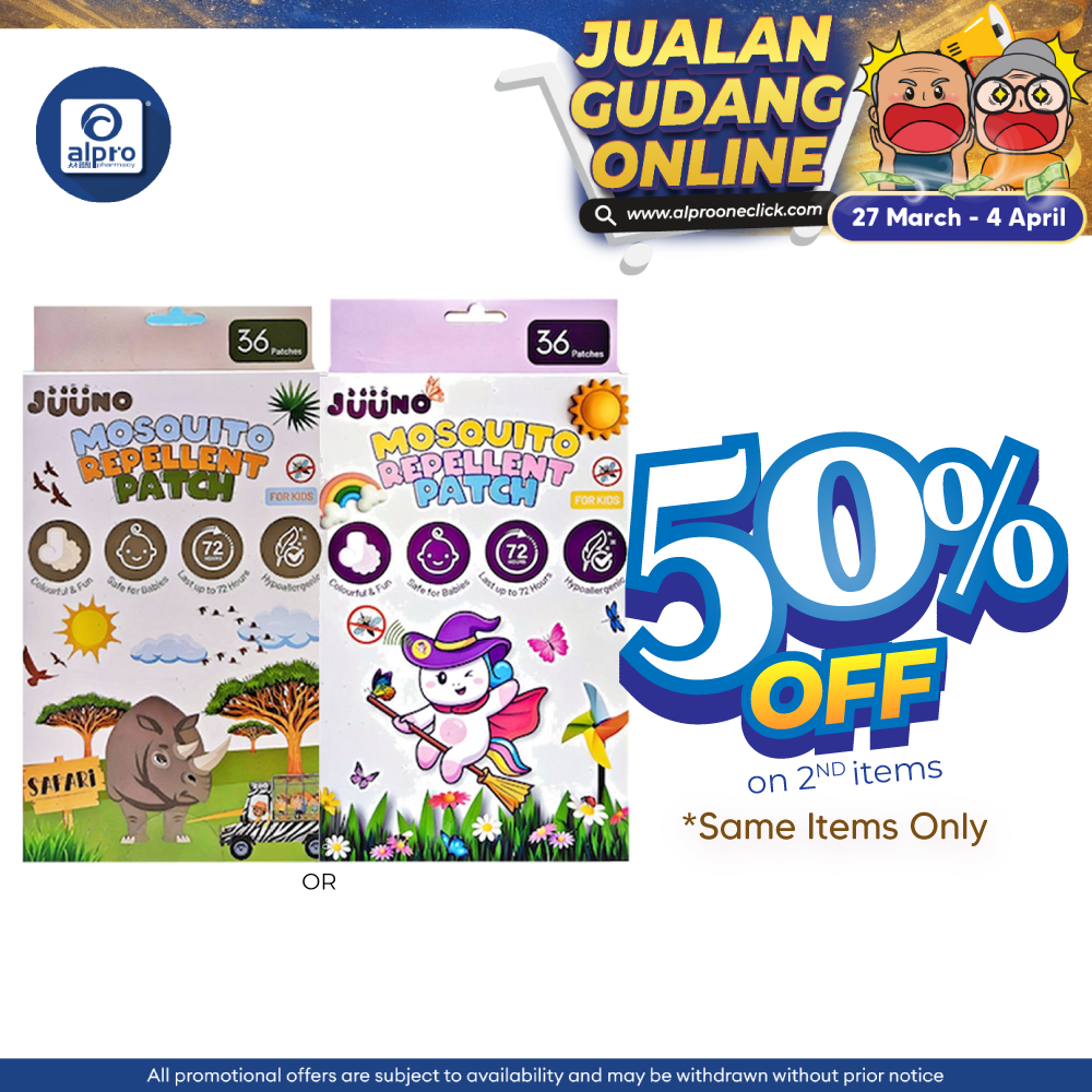 JUUNO Mosquito Repellent Patch (Rhino/ Magician) 36s | Gentle & Effective Repellent JUUNO