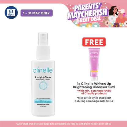 Clinelle Purifying Toner 150mL | Soothing & Calming Formula Clinelle