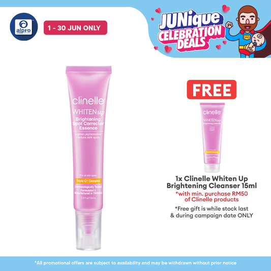 Clinelle WHITENup Brightening Spot Corrector Essence 15mL | Reduce Dark & Aged Spots Clinelle
