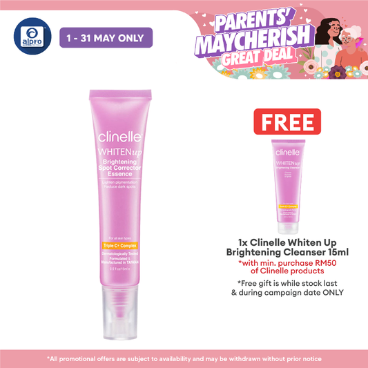 Clinelle WHITENup Brightening Spot Corrector Essence 15mL | Reduce Dark & Aged Spots Clinelle