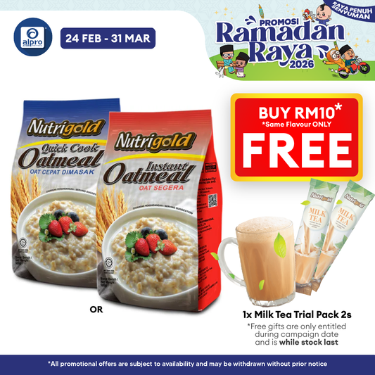 Nutrigold Oatmeal (Quick Cook/ Instant) 500g Nutrigold