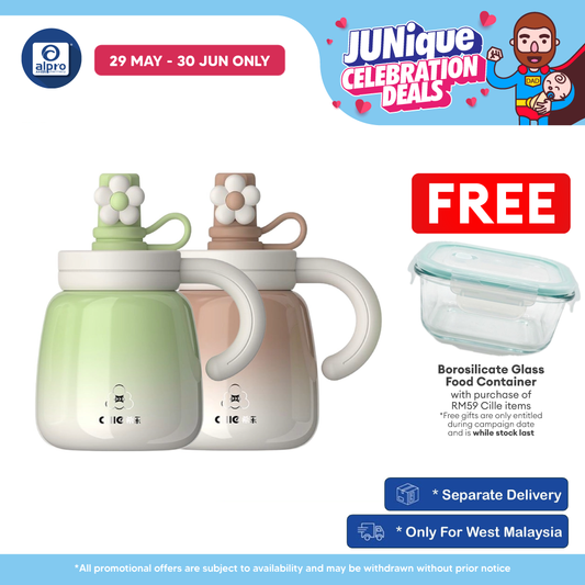 Cille 316 Stainless Steel BPA Free with Tea Infuser & Dust Proof Lid Straw 750mL (XB-24192) | With Functional Filter Cille