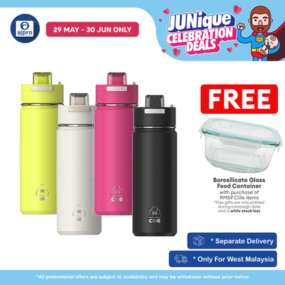 Cille 314 Stainless Steel Tumbler 600mL (XB-25101-600) | Leak-Proof with Straw & Direct Drinking Cille