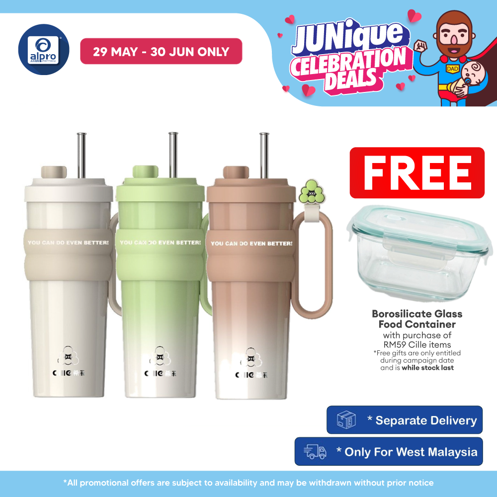 Cille Premium 304 Stainless Steel Tumbler (XB-24193-TC) | Coated Inner Ceramic & Steel Straw Cille