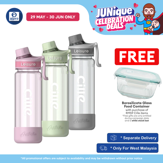 Cille Tritan BPA-Free Water Bottle Large Volume 780mL (XL-2519-780) | BPA Free & Lightweight Body Cille