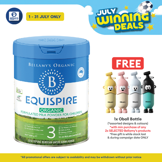 Bellamy's Organic Step 3 Equispire Toddler Milk Drink 800g | Formulated Milk Powder for Children Bellamy's Organic
