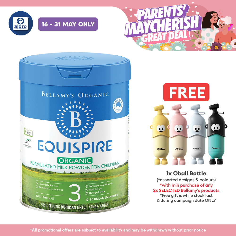 Bellamy's Organic Step 3 Equispire Toddler Milk Drink 800g | Formulated Milk Powder for Children BELLAMY'S