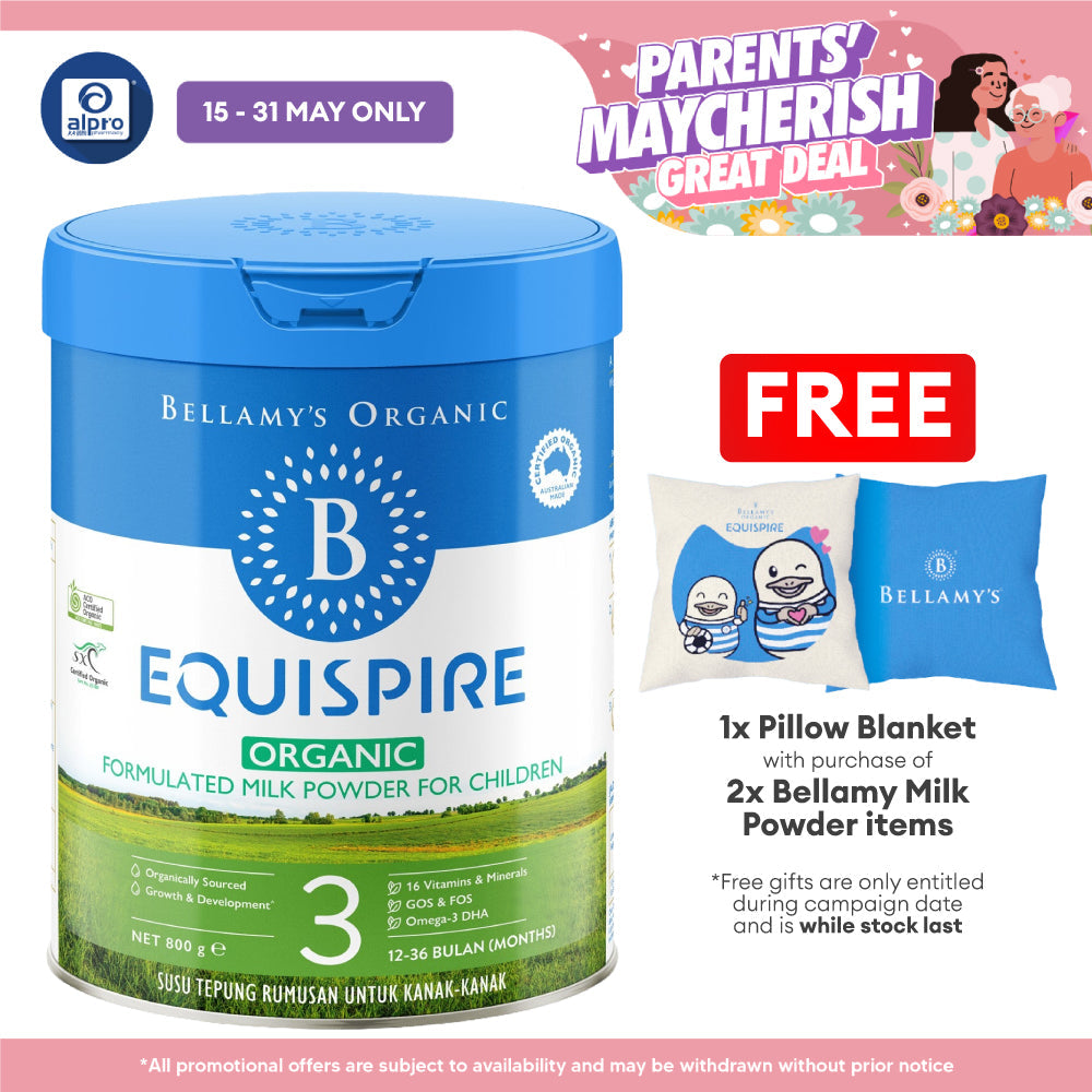 Bellamy's Organic Step 3 Equispire Toddler Milk Drink 800g | Formulated Milk Powder for Children BELLAMY'S