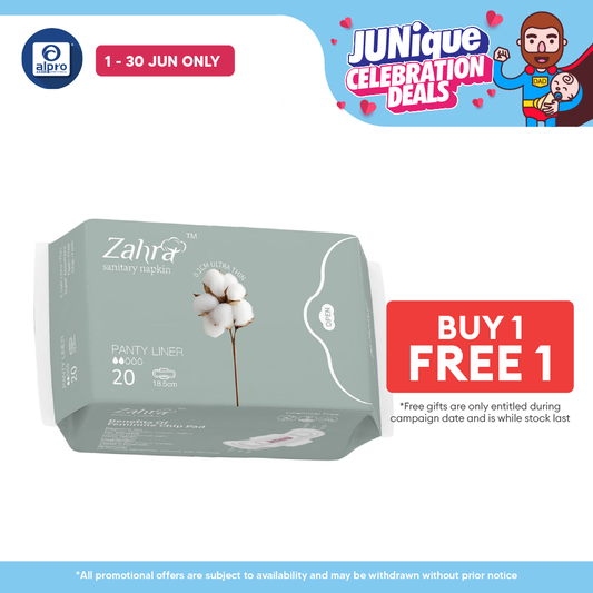 Zahra Panty Liner 185mm 20s | Comfortable All-Day Wear ZAHRA