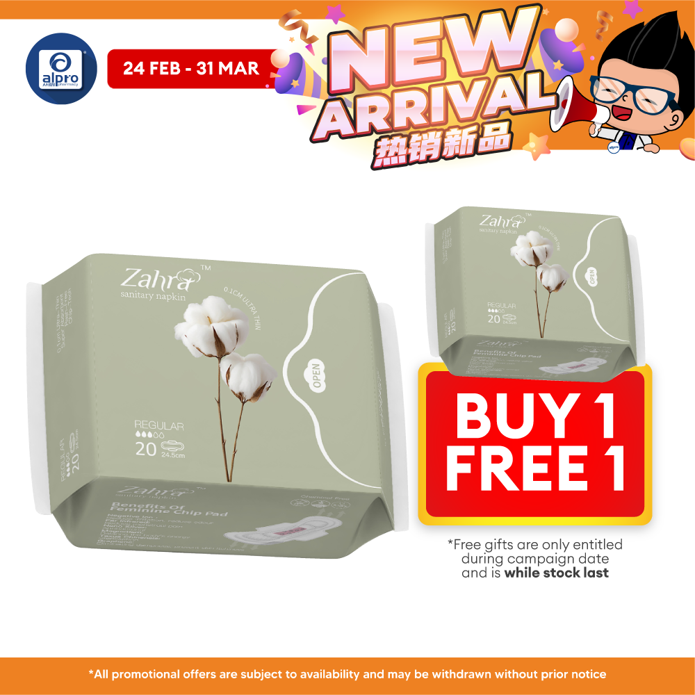 Zahra Regular Flow Pad 245mm 20s | Gel-Type Lock in Layer ZAHRA