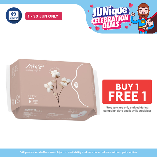 Zahra Heavy Flow Pad 350mm 6s | Fast Absorption & Ultra-Soft ZAHRA
