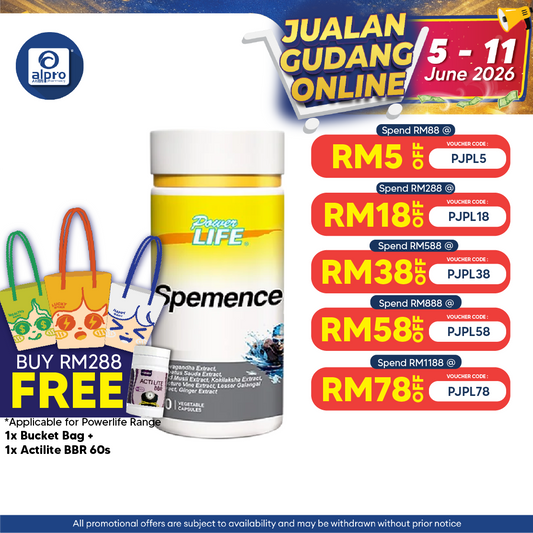 Powerlife Spemence 60s | Men Fertility Supplement Powerlife