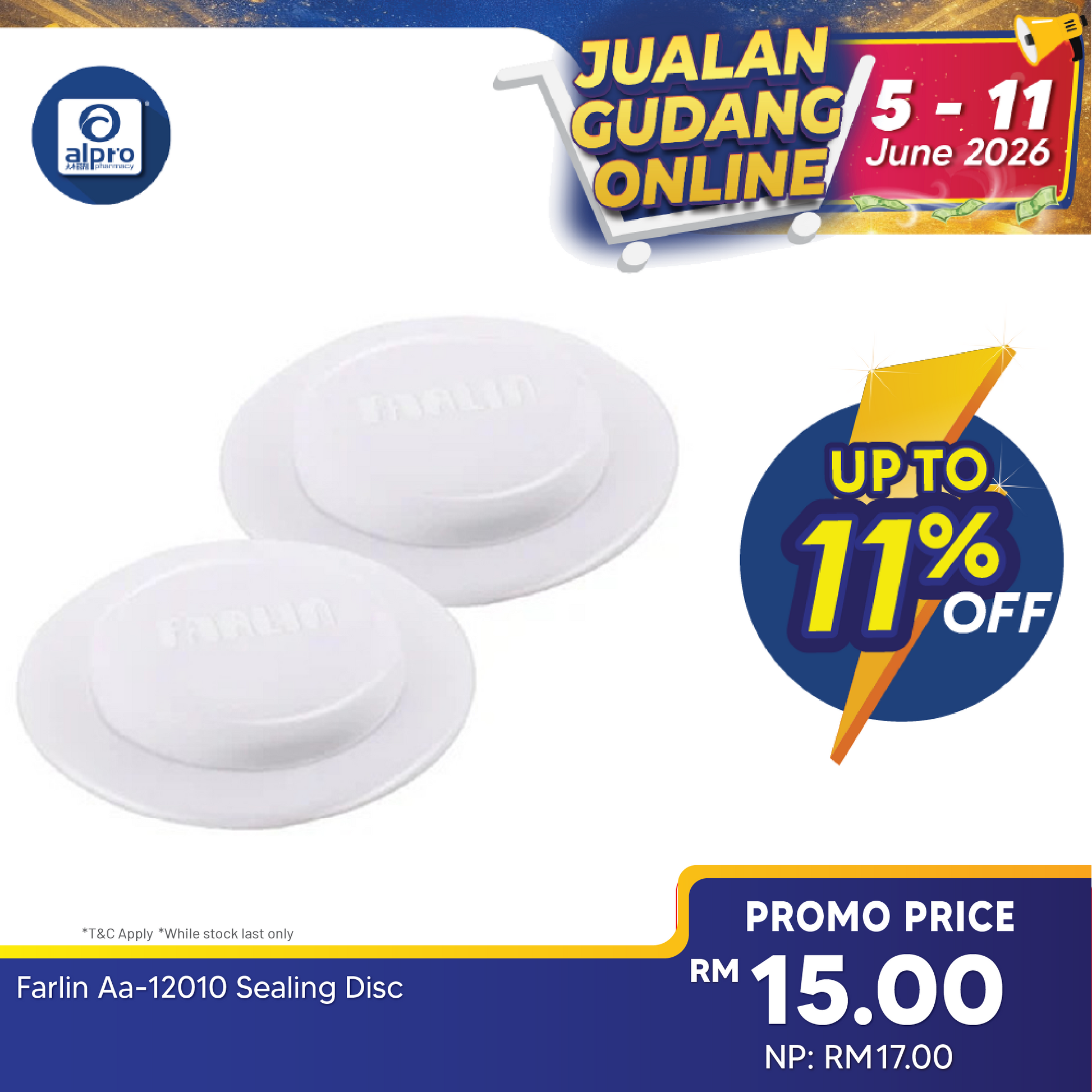 Farlin Sealing Disc 2s | Leakproof Protection Farlin