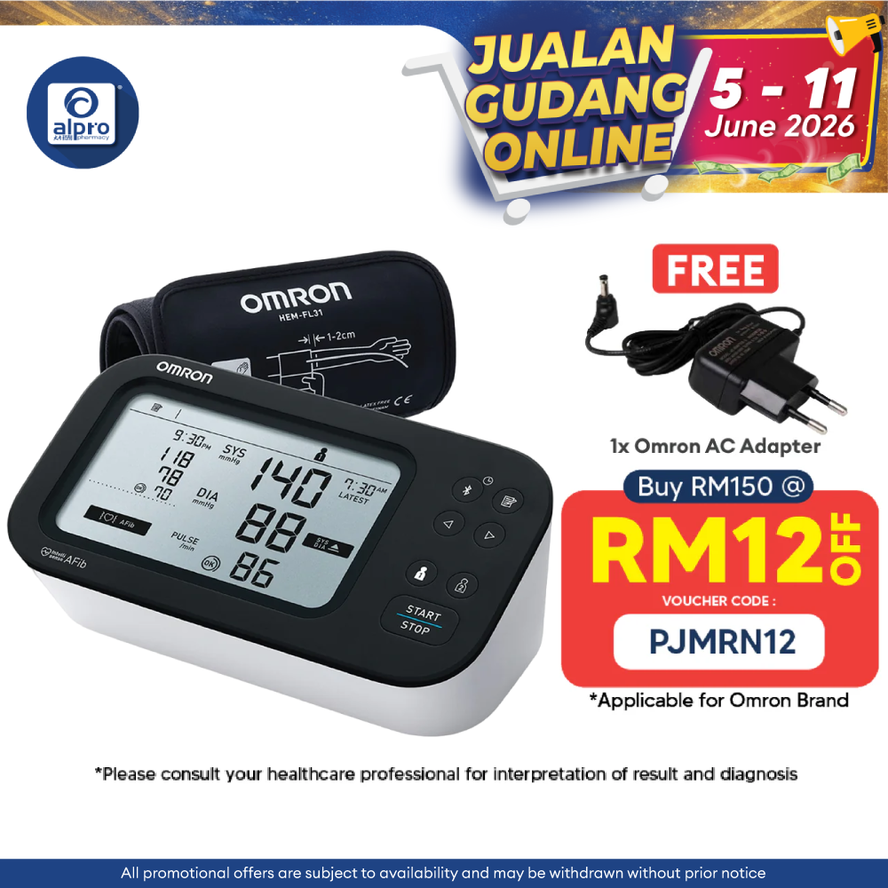 OMRON Blood Pressure Monitor HEM-7383T1 | Early Detection AFib™ Technology Omron