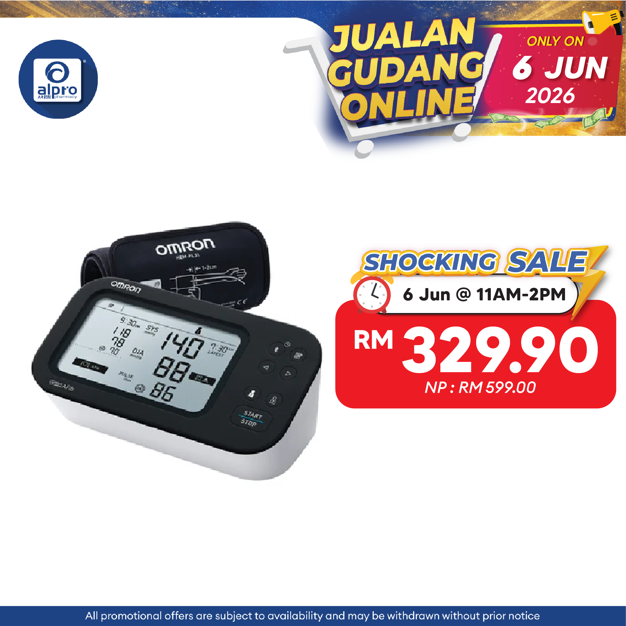 OMRON Blood Pressure Monitor HEM-7383T1 | Early Detection AFib™ Technology Omron