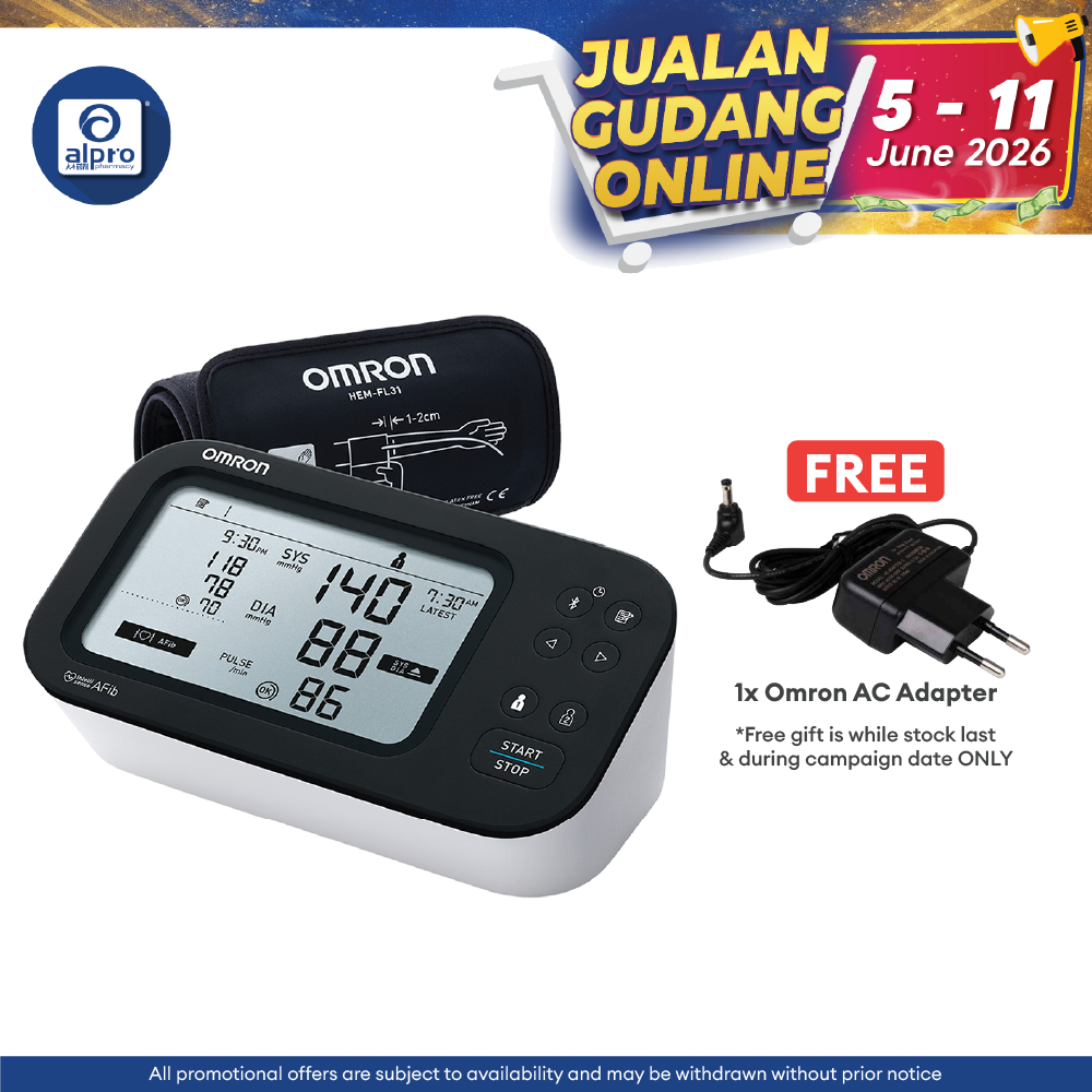OMRON Blood Pressure Monitor HEM-7383T1 | Early Detection AFib™ Technology Omron