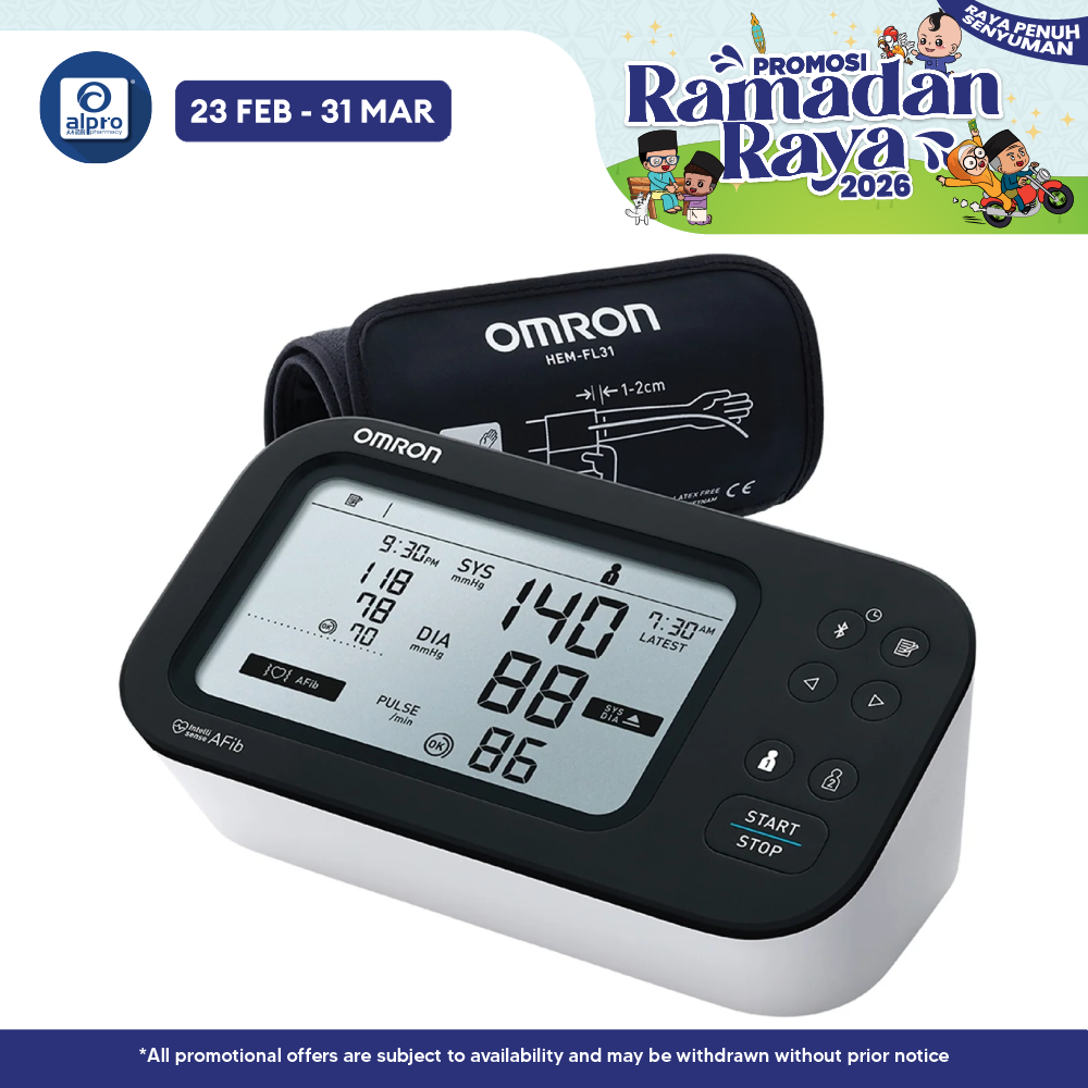 OMRON Blood Pressure Monitor HEM-7383T1 | Early Detection AFib™ Technology Omron
