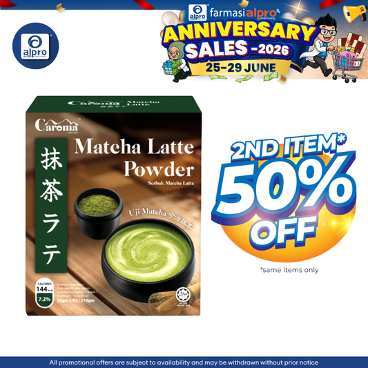 Caroma Matcha Latte 35g ×6s | Smooth & Rich Umami Flavor CAROMA