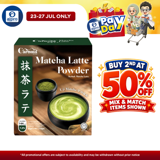 Caroma Matcha Latte 35g ×6s | Smooth & Rich Umami Flavor CAROMA