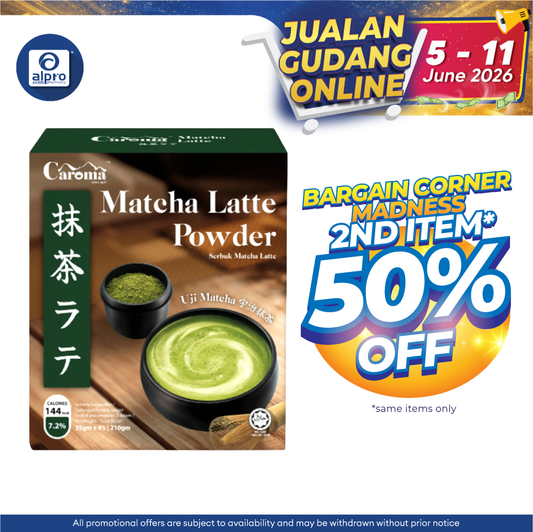 Caroma Matcha Latte 35g ×6s | Smooth & Rich Umami Flavor CAROMA