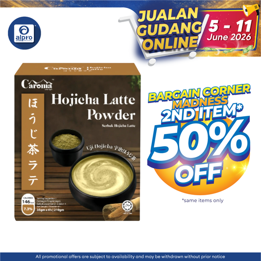 Caroma Hojicha Latte 35g ×6s | Low Caffeine Drink with Natural Sweetness CAROMA