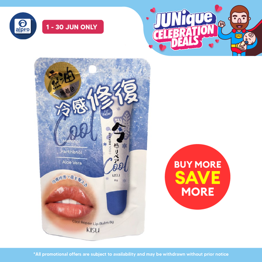 GSO Mini Kisu Cool Repair Lip Balm 8g | Soothing & Repairing For Dry, Chapped Lips GSO Miniature