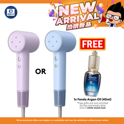 FANDA GM02 Hair Dryer (Purple/ Blue) | Smart Temperature Control & Low Noise Fan FANDA