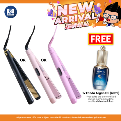 Fanda Hair Straightener (2.5cm) | No Tangle Ceramic Glace Coating FANDA