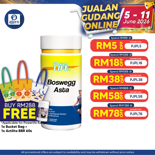 Powerlife Boswegg Asta Capsule 60s | Joint Support Powerlife