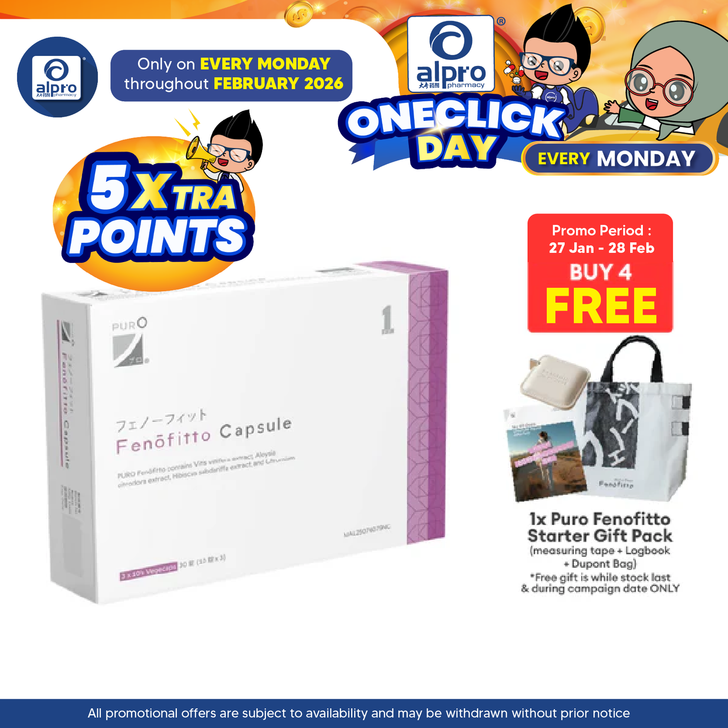 Puro Fenofitto Capsule 30s Puro