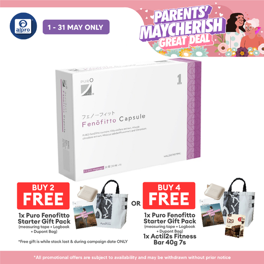 [Delivery Starts: 20/5/2026] Puro Fenofitto Capsule 30s Puro