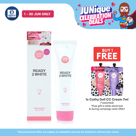 Cathy Doll Ready 2 White Whitener Body Lotion 150mL | Bright & Radiant Skin Cathy Doll